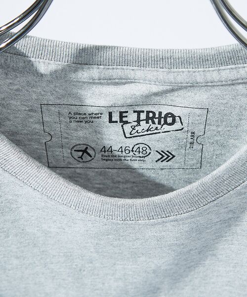 ABAHOUSE / アバハウス Tシャツ | バックプリント グラフィック 半袖Tシャツ/オーバーサイズ/LE TRIO AB | 詳細10