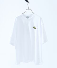 ABAHOUSE / アバハウス Tシャツ | 【LACOSTE / ラコステ】シェニールワニロゴ ルーズフィットTシャツ