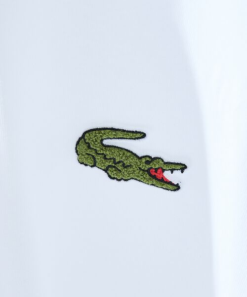 ABAHOUSE / アバハウス Tシャツ | 【LACOSTE / ラコステ】シェニールワニロゴ ルーズフィットTシャツ | 詳細3