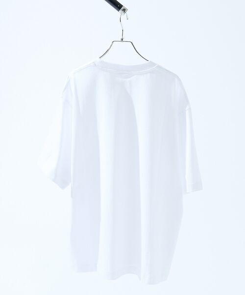 ABAHOUSE / アバハウス Tシャツ | 【LACOSTE / ラコステ】シェニールワニロゴ ルーズフィットTシャツ | 詳細5