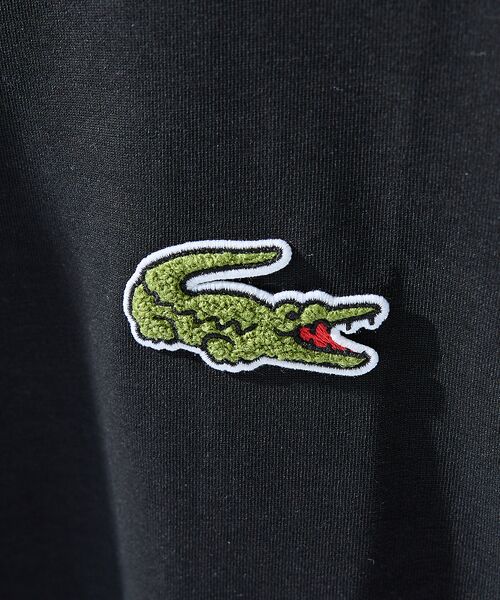 ABAHOUSE / アバハウス Tシャツ | 【LACOSTE / ラコステ】シェニールワニロゴ ルーズフィットTシャツ | 詳細6