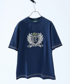 ABAHOUSE / アバハウス Tシャツ | 【LACOSTE / ラコステ】ハンドステッチ風フレンチグラフィックTシャツ