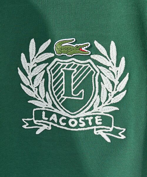 ABAHOUSE / アバハウス Tシャツ | 【LACOSTE / ラコステ】ハンドステッチ風フレンチグラフィックTシャツ | 詳細8