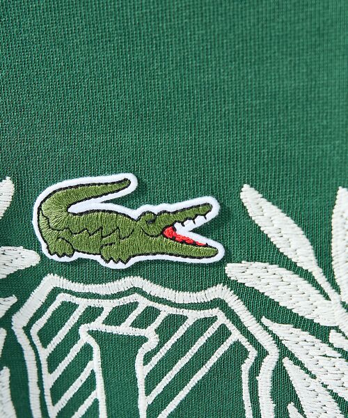 ABAHOUSE / アバハウス Tシャツ | 【LACOSTE / ラコステ】ハンドステッチ風フレンチグラフィックTシャツ | 詳細9