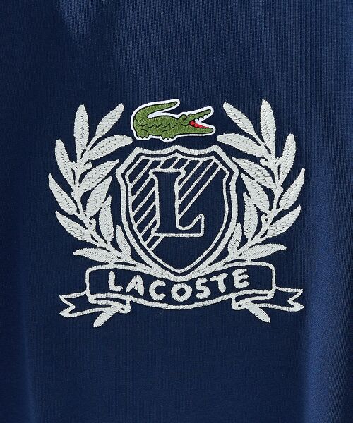 ABAHOUSE / アバハウス Tシャツ | 【LACOSTE / ラコステ】ハンドステッチ風フレンチグラフィックTシャツ | 詳細11