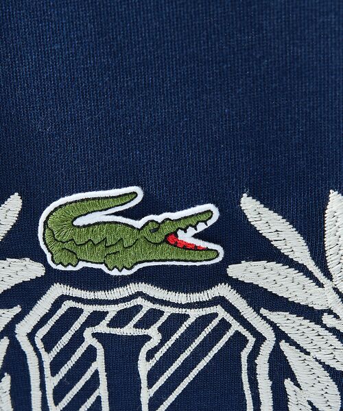 ABAHOUSE / アバハウス Tシャツ | 【LACOSTE / ラコステ】ハンドステッチ風フレンチグラフィックTシャツ | 詳細12