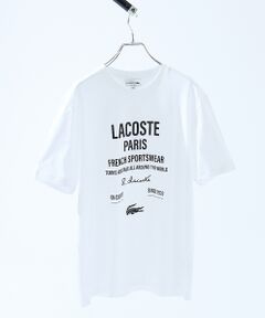 ABAHOUSE / アバハウス Tシャツ | 【LACOSTE / ラコステ】タイポグラフィTシャツ