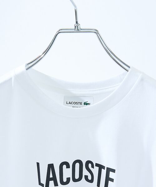 ABAHOUSE / アバハウス Tシャツ | 【LACOSTE / ラコステ】タイポグラフィTシャツ | 詳細2