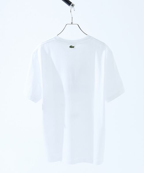 ABAHOUSE / アバハウス Tシャツ | 【LACOSTE / ラコステ】タイポグラフィTシャツ | 詳細5