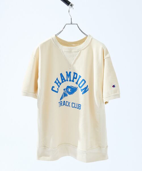 ABAHOUSE / アバハウス Tシャツ | 【Champion】リバースウィーブ(R)ショートスリーブスウェットシャツ / | 詳細1