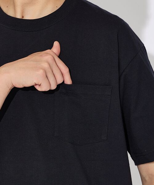 ABAHOUSE / アバハウス Tシャツ | 【Hanes/ヘインズ】BEEFY-T / ポケットTシャツ / パックTシャツ | 詳細9