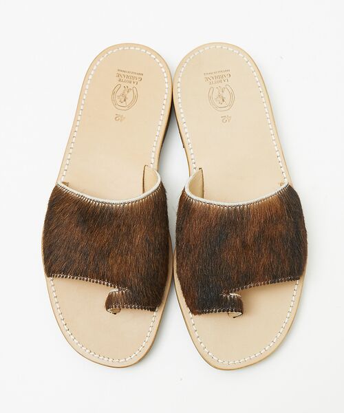 ABAHOUSE / アバハウス サンダル | 【LA BOTTE GARDIANE / ラ ボッタ ガルディエーヌ 】ハラコサ | 詳細1