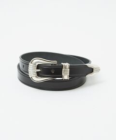 ABAHOUSE / アバハウス ベルト・サスペンダー | 【TORY LEATHER/ トリーレザー】3Piece Silver Buck
