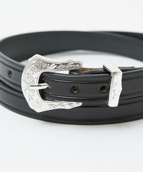 ABAHOUSE / アバハウス ベルト・サスペンダー | 【TORY LEATHER / トリーレザー】3/4WesternBelt / | 詳細1