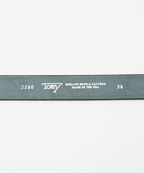 ABAHOUSE / アバハウス ベルト・サスペンダー | 【TORY LEATHER/ トリーレザー】1/4inch Hoof PickB | 詳細4