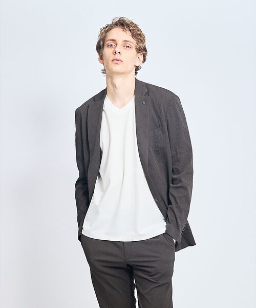 ABAHOUSE / アバハウス Tシャツ | 【接触冷感/WEB限定】フリーザー VネックTシャツ /アイスピケ ストレッチ | 詳細9