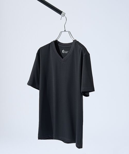 ABAHOUSE / アバハウス Tシャツ | 【接触冷感/WEB限定】フリーザー VネックTシャツ /アイスピケ ストレッチ | 詳細21