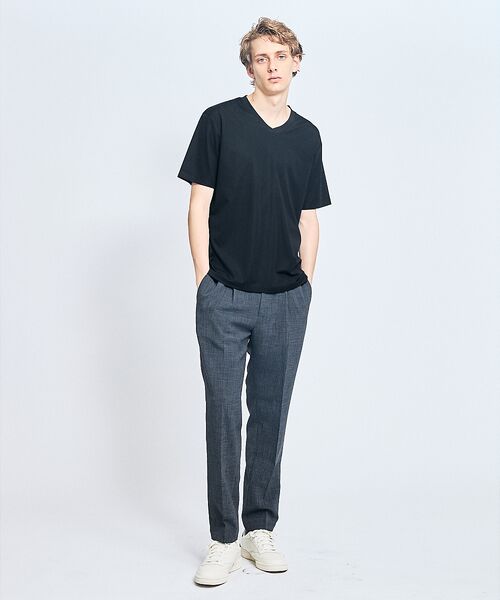 ABAHOUSE / アバハウス Tシャツ | 【接触冷感/WEB限定】フリーザー VネックTシャツ /アイスピケ ストレッチ | 詳細23