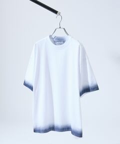 ABAHOUSE / アバハウス Tシャツ | ヴィンテージデザイン スプレープリント 半袖Tシャツ / オーバーサイズ