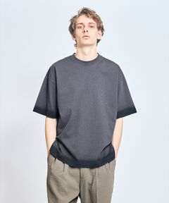 ABAHOUSE / アバハウス Tシャツ | ヴィンテージデザイン スプレープリント 半袖Tシャツ / オーバーサイズ