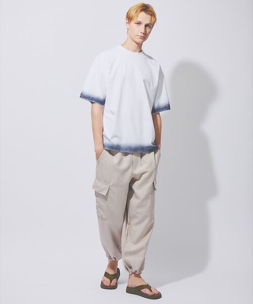 ABAHOUSE / アバハウス Tシャツ | ヴィンテージデザイン スプレープリント 半袖Tシャツ / オーバーサイズ | 詳細10