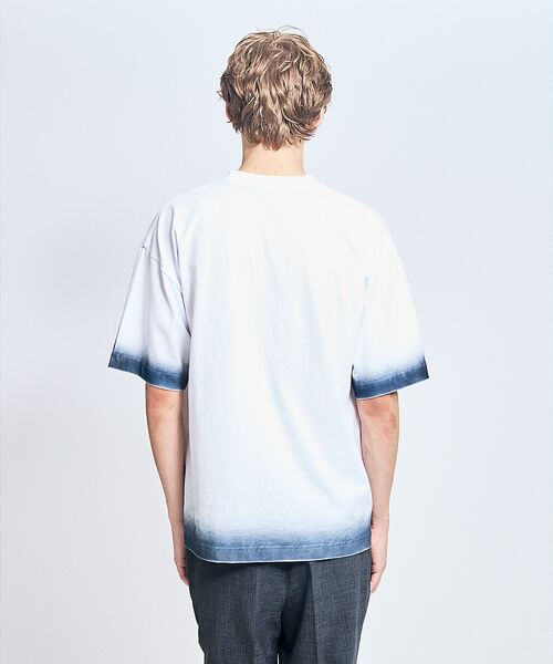 ABAHOUSE / アバハウス Tシャツ | ヴィンテージデザイン スプレープリント 半袖Tシャツ / オーバーサイズ | 詳細2