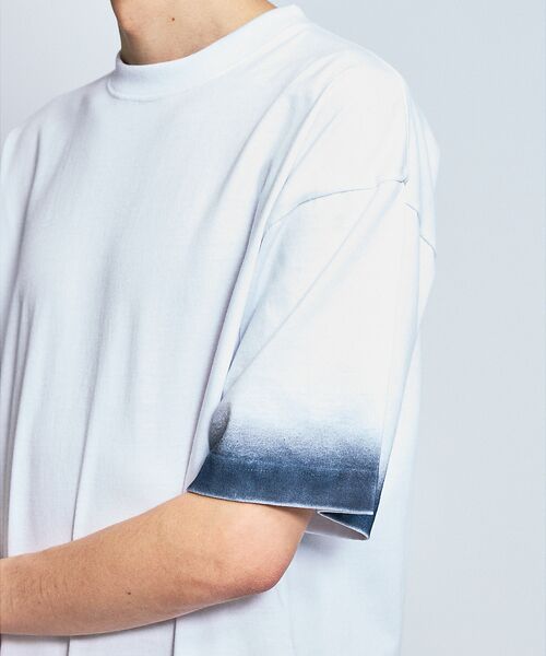 ABAHOUSE / アバハウス Tシャツ | ヴィンテージデザイン スプレープリント 半袖Tシャツ / オーバーサイズ | 詳細4