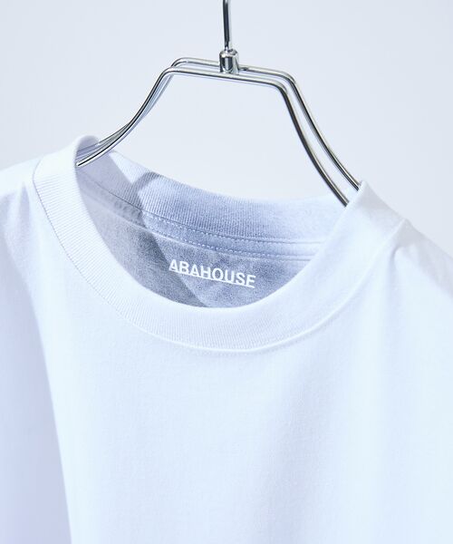 ABAHOUSE / アバハウス Tシャツ | ヴィンテージデザイン スプレープリント 半袖Tシャツ / オーバーサイズ | 詳細6