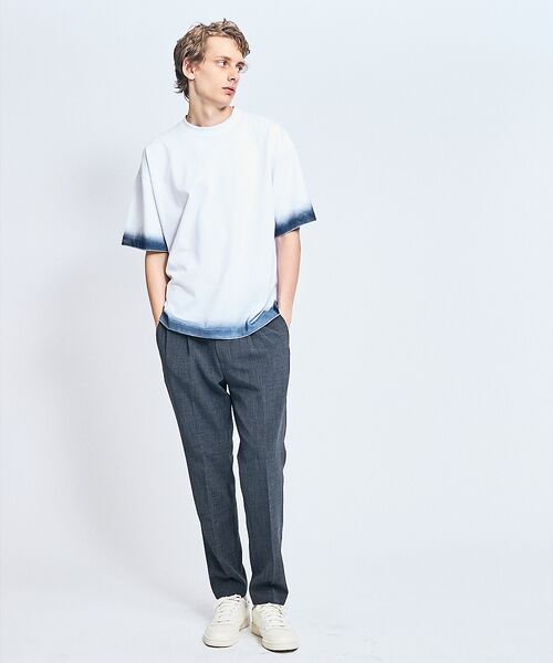 ABAHOUSE / アバハウス Tシャツ | ヴィンテージデザイン スプレープリント 半袖Tシャツ / オーバーサイズ | 詳細8