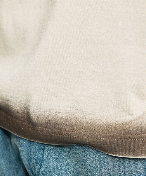 ABAHOUSE / アバハウス Tシャツ | ヴィンテージデザイン スプレープリント 半袖Tシャツ / オーバーサイズ | 詳細12