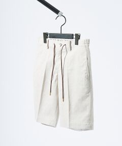 ABAHOUSE / アバハウス ショート・ハーフ・半端丈パンツ | ソロストレッチ リネン イージーショートパンツ / セットアップ対応