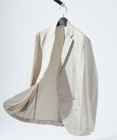 ABAHOUSE / アバハウス テーラードジャケット | 【セットアップ対応】ソロストレッチリネン ライトジャケット / サマージャケット