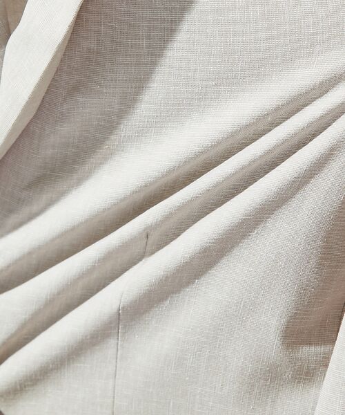 ABAHOUSE / アバハウス テーラードジャケット | 【セットアップ対応】ソロストレッチリネン ライトジャケット / サマージャケット | 詳細3