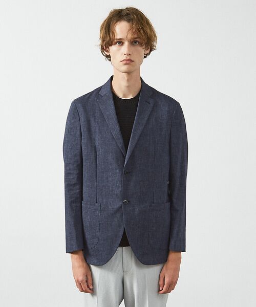 ABAHOUSE / アバハウス テーラードジャケット | 【セットアップ対応】ソロストレッチリネン ライトジャケット / サマージャケット | 詳細8