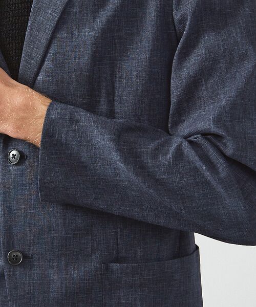 ABAHOUSE / アバハウス テーラードジャケット | 【セットアップ対応】ソロストレッチリネン ライトジャケット / サマージャケット | 詳細12