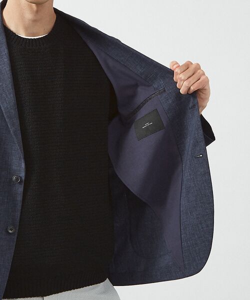 ABAHOUSE / アバハウス テーラードジャケット | 【セットアップ対応】ソロストレッチリネン ライトジャケット / サマージャケット | 詳細14