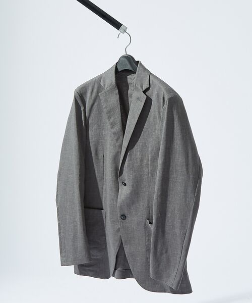 ABAHOUSE / アバハウス テーラードジャケット | 【セットアップ対応】ソロストレッチリネン ライトジャケット / サマージャケット | 詳細24