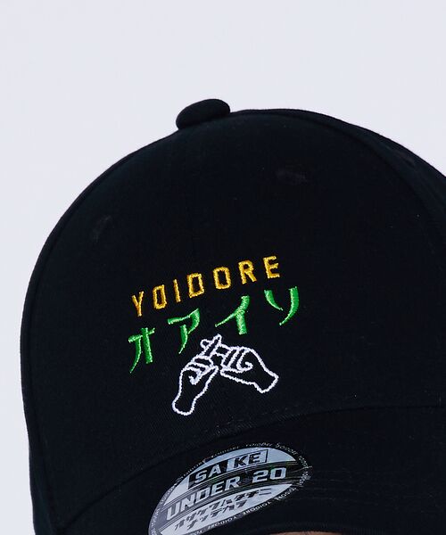 ABAHOUSE / アバハウス ハット | 【YOIDORE/ヨイドレ 】 オアイソ刺繍 CAP/24HRS OPEN/ベー | 詳細6
