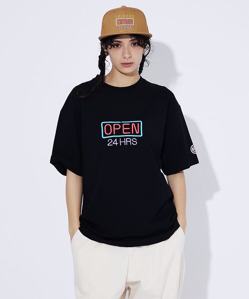 ABAHOUSE / アバハウス ハット | 【YOIDORE/ヨイドレ 】 オアイソ刺繍 CAP/24HRS OPEN/ベー | 詳細8