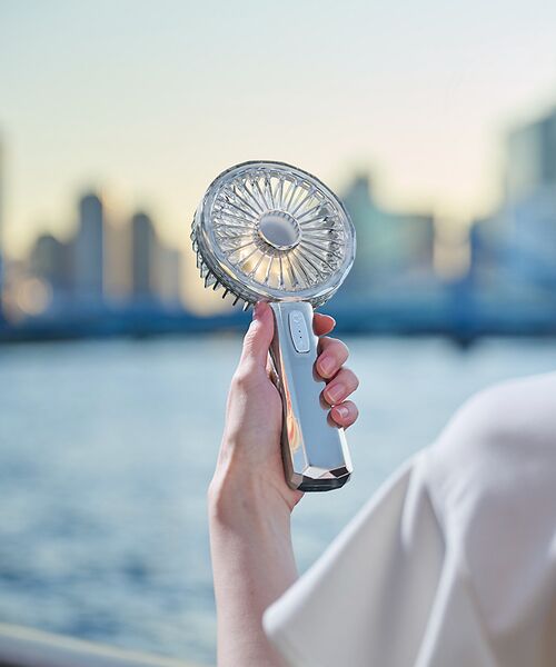 ABAHOUSE/アバハウス 【Lumiere/リュミエール】with Toffy LED HDファン/ポータ シルバー F ABAHOUSE/アバハウス 【Lumiere/リュミエール】with Toffy LED HDファン/ポータ シルバー F