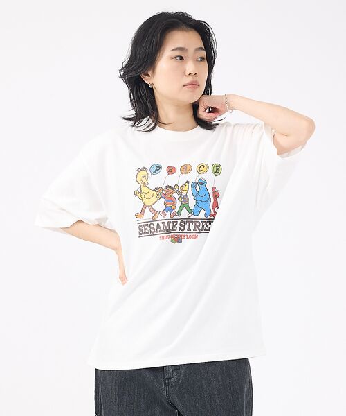 ABAHOUSE / アバハウス Tシャツ | 【FRUIT OF THE LOOM/フルーツ オブ ザ ルーム】SESAME(ホワイト)