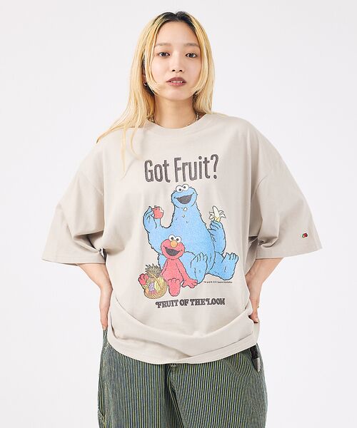 ABAHOUSE / アバハウス Tシャツ | 【FRUIT OF THE LOOM/フルーツ オブ ザ ルーム】SESAME(ベージュ系その他2)