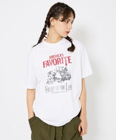 ABAHOUSE / アバハウス Tシャツ | 【FRUIT OF THE LOOM/フルーツ オブ ザ ルーム】Print