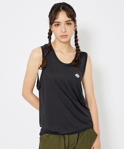 ABAHOUSE/アバハウス 【DICKIES/ディッキーズ】冷感インナークルーノースリーブ/冷感タンクトップ ブラック系その他2 L ABAHOUSE/アバハウス 【DICKIES/ディッキーズ】冷感インナークルーノースリーブ/冷感タンクトップ ブラック系その他2 L