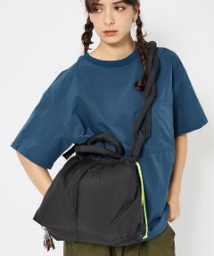 ABAHOUSE / アバハウス トートバッグ | 【cheek/チーク】puf kinchaku C25003　巾着２wayトート