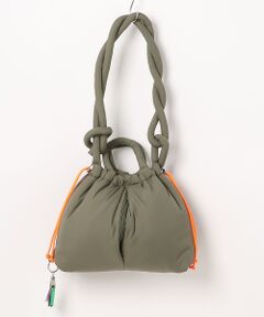 ABAHOUSE / アバハウス トートバッグ | 【cheek/チーク】puf kinchaku C25003　巾着２wayトート