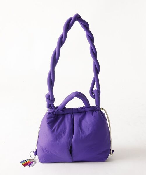 ABAHOUSE / アバハウス トートバッグ | 【cheek/チーク】puf kinchaku C25003　巾着２wayトート | 詳細16