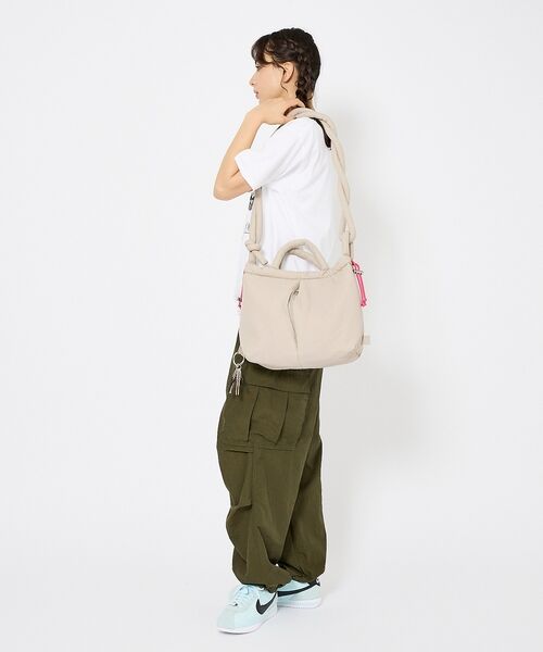 ABAHOUSE / アバハウス トートバッグ | 【cheek/チーク】puf kinchaku C25003　巾着２wayトート | 詳細23