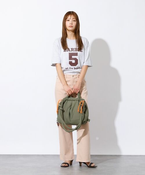 ABAHOUSE / アバハウス トートバッグ | 【cheek/チーク】puf kinchaku C25003　巾着２wayトート | 詳細27