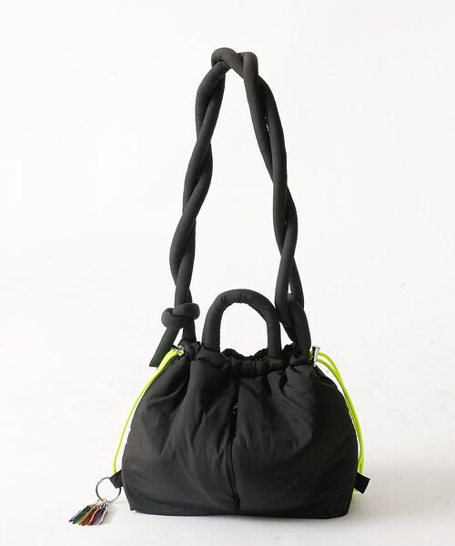 ABAHOUSE / アバハウス トートバッグ | 【cheek/チーク】puf kinchaku C25003　巾着２wayトート | 詳細3